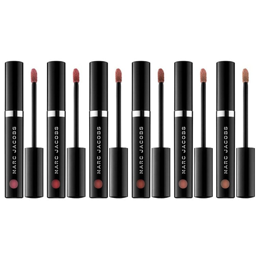 MARC JACOBS BEAUTY Le Marc Liquid Lip Crème - Truth Or Bare 454 - medium dusty rose pink