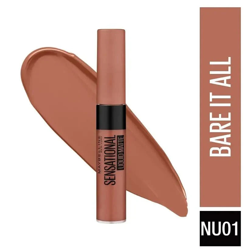 Maybelline Color Sensational Liquid Matte, NU01, Bare It All