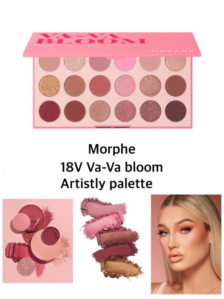 Morphe 18v va-va bloom artistry palette