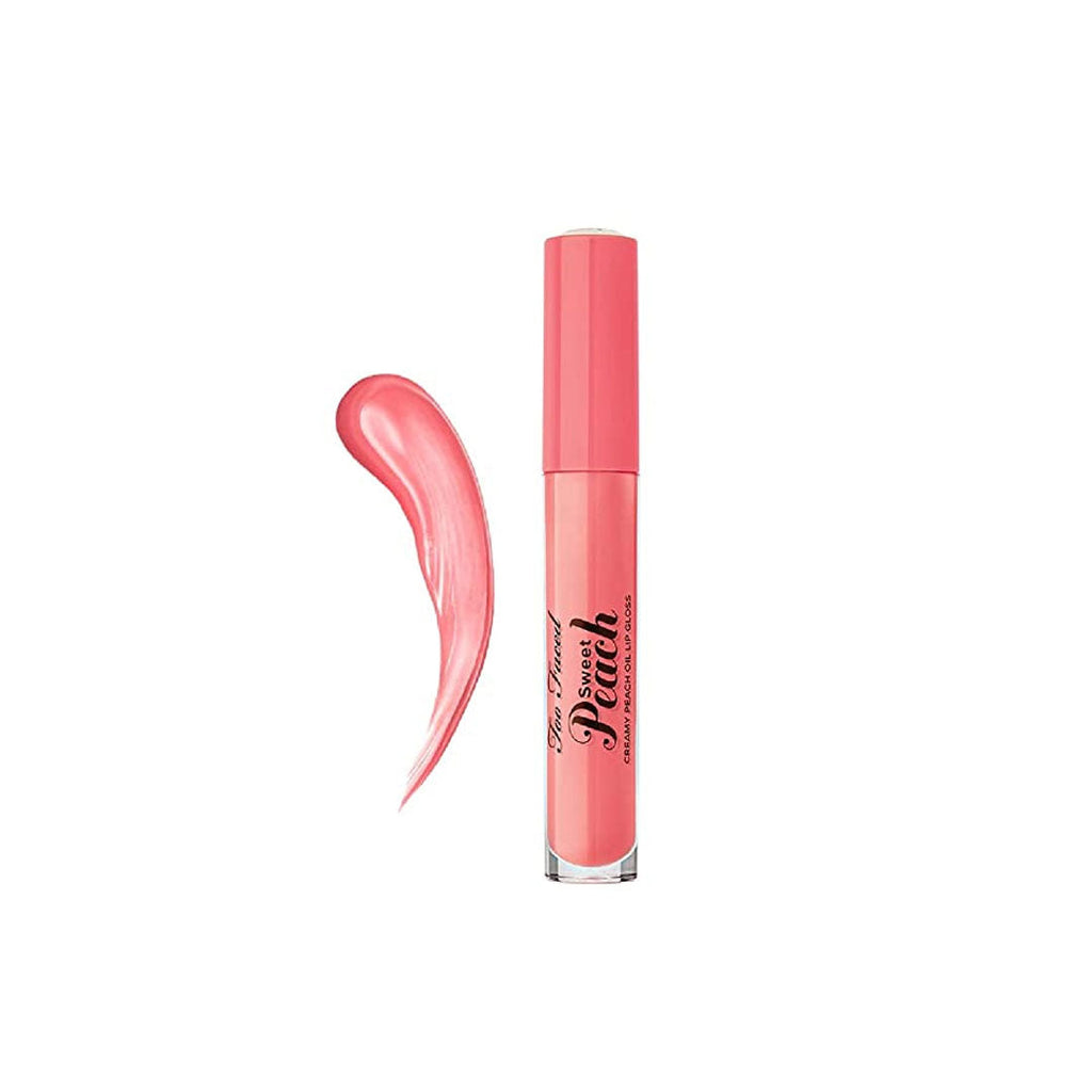 Too Faced- Sweet Peach Creamy Peach Oil Lip Gloss - Peach Please