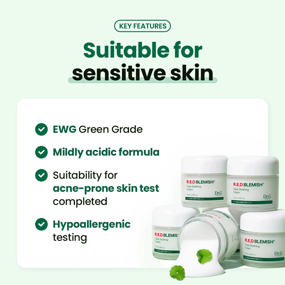 Dr.G - Red Blemish Clear Soothing Cream 70 ML