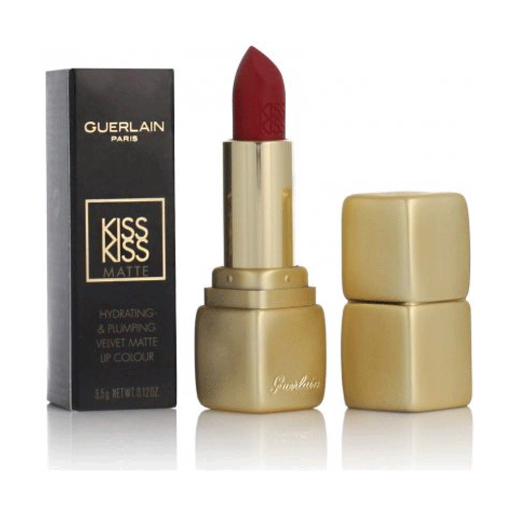 Guerlain KissKiss Matte Hydrating Matte Lip Colour  M330 Spicy Burgundy