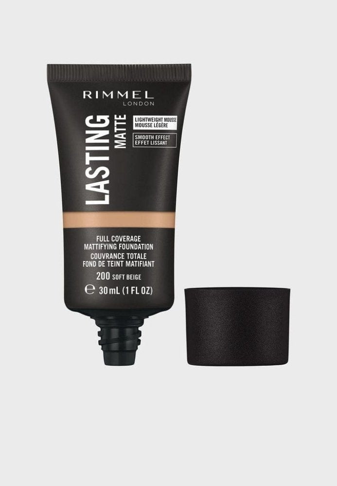 Rimmel London - Lasting Finish Matte Foundation - 200 Soft Beige 30ml
