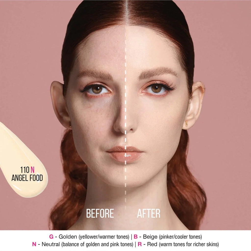 HUDA BEAUTY FauxFilter Luminous Matte Foundation- 110N Angel Food