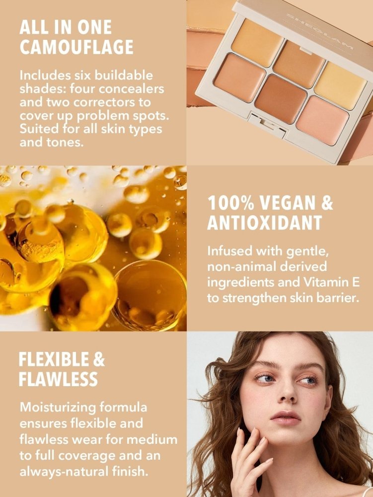 SheGlam Multi-Fix Concealer and Color Corrector Dulce de Leche