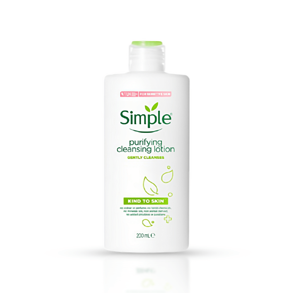 Simple -Purifying Cleansing Lotion Gently Cleanses - 200ml