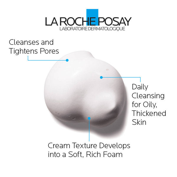 La Roche-Posay Effaclar Deep Cleansing Foaming Cream for Oily Skin - 125ml