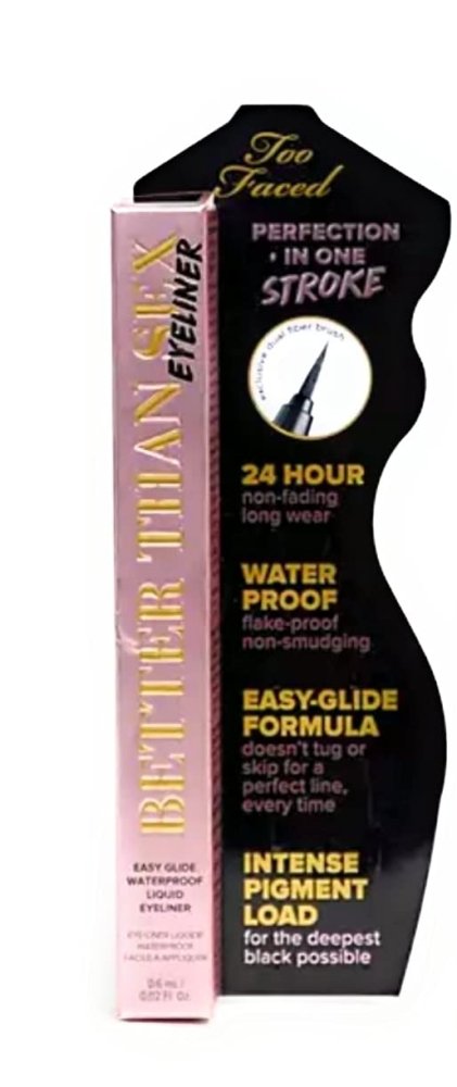 Too faced  better than sex eyeliner easy glide waterproof liquid eye liner