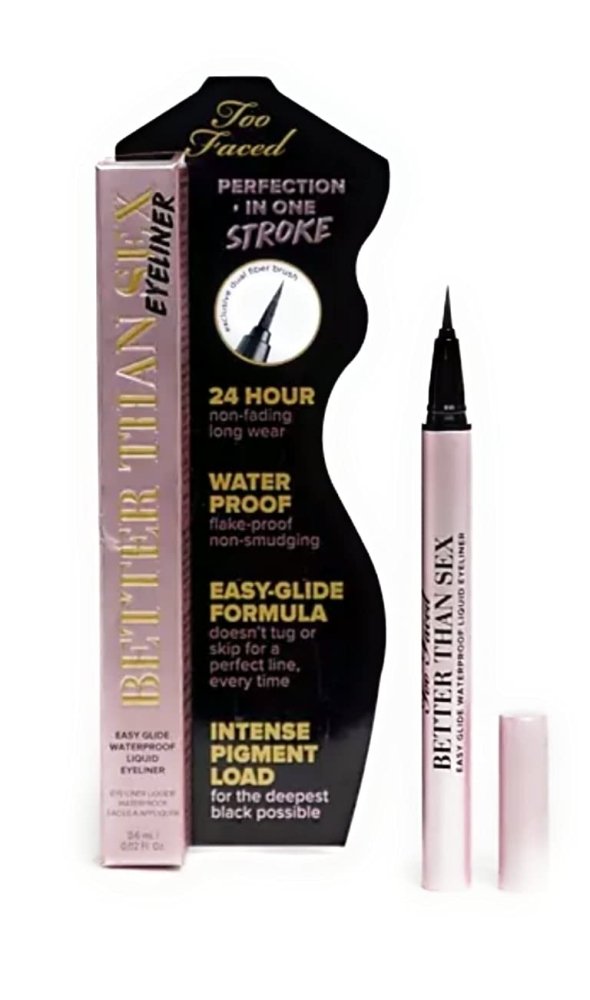 Too faced  better than sex eyeliner easy glide waterproof liquid eye liner