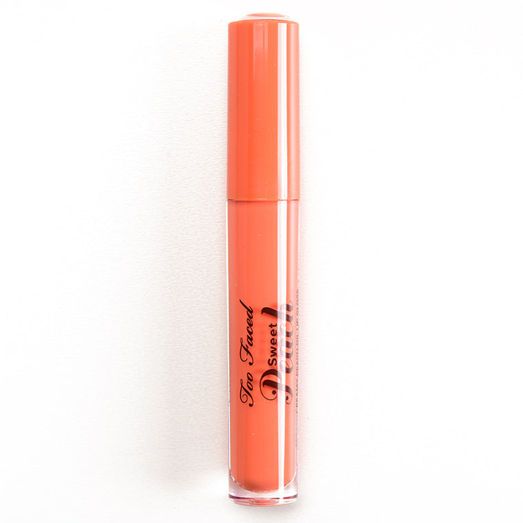 Too Faced- Sweet Peach Creamy Peach Oil Lip Gloss - Poppin Peach