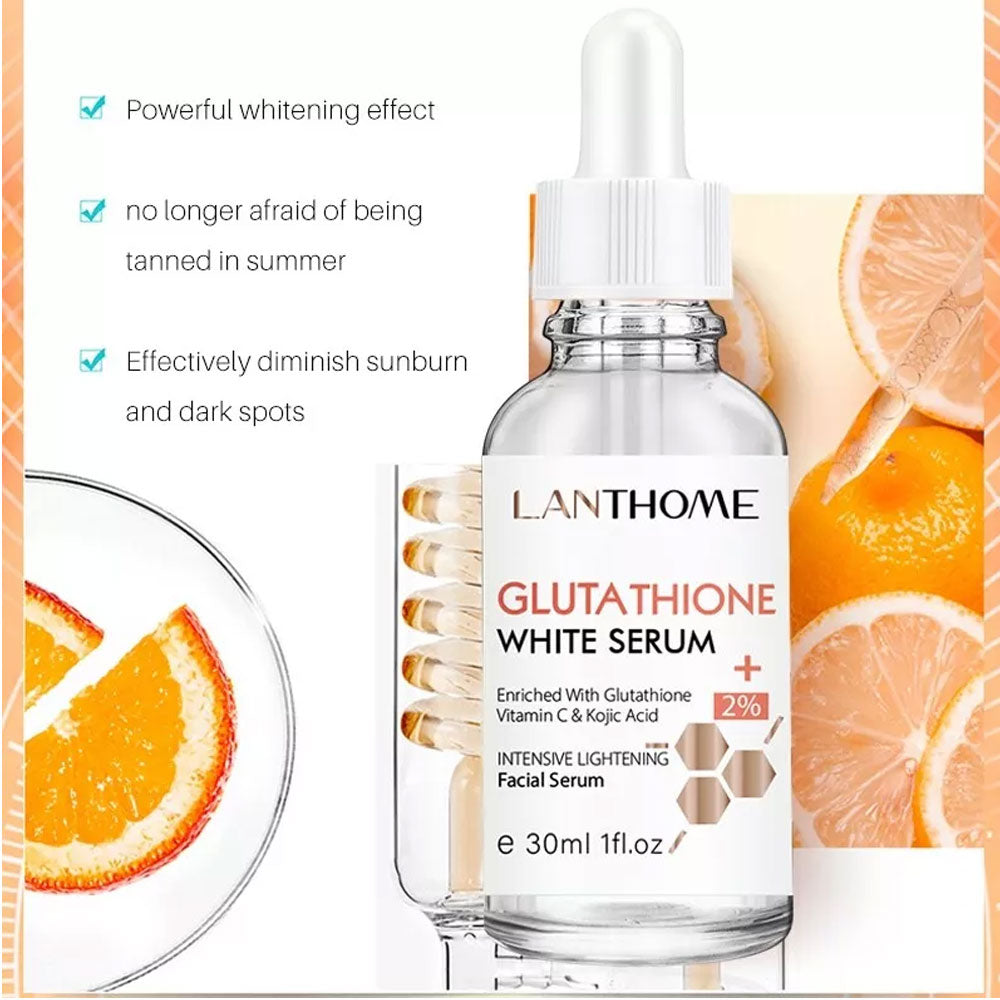 Lanthome  Glutathione  Serum Enriched With Glutathione Vitamin C & Kojic Acid 30ML