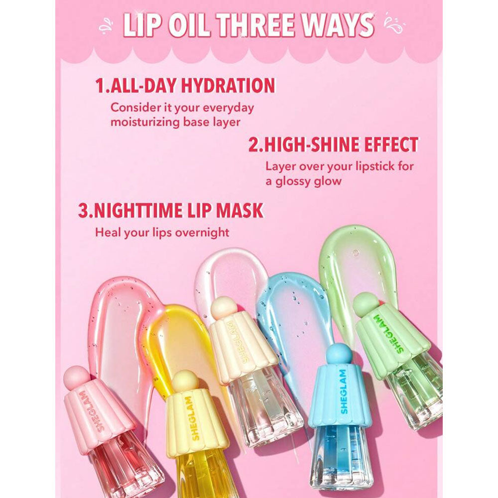 Sheglam Jelly Wow Hydrating Lip Oil - Princess Vibes