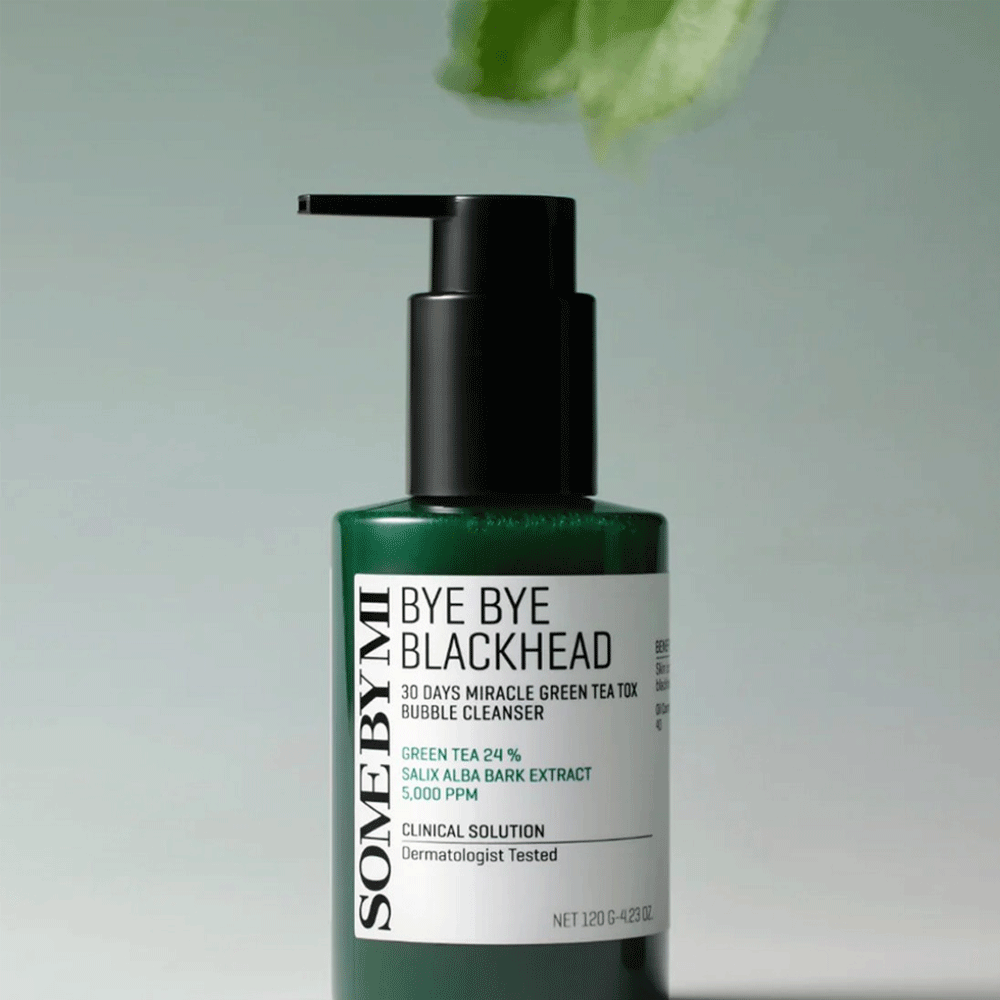 Some By Mi Bye Bye Blackhead 30 Days Miracle Green Tea Tox Bubble Cleanser 120G